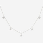 Diamond Flower Necklace