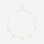 Diamond Flower Necklace