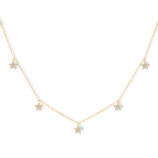 Diamond Flower Necklace
