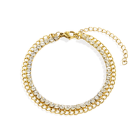 Double Chain Tennis Bracelet