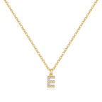 Pavé Uppercase Initial Necklace
