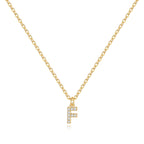 Pavé Uppercase Initial Necklace