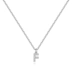 Pavé Uppercase Initial Necklace