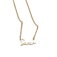 Fairy Name Necklace – Close Fit
