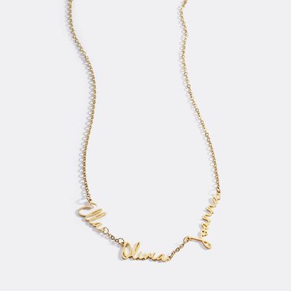Fairy Multiple Name Necklace | Add Up to 4 Names