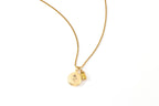 Family Birth Flower Locket Necklace with Birthstone