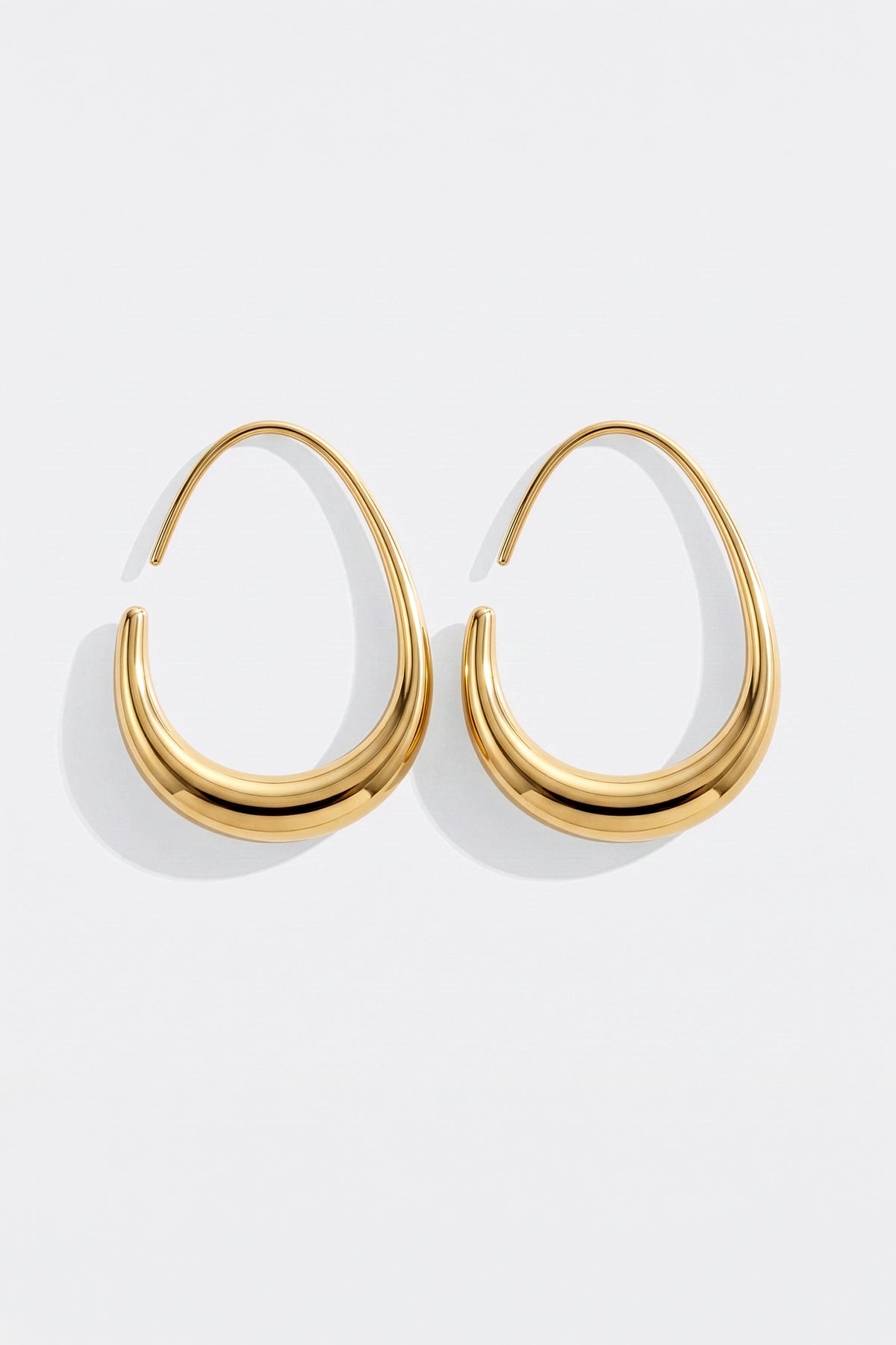 Fluid Hoop Earrings