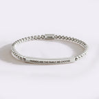 Friends Are The Family We Choose Beaded Inspire Bracelet