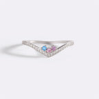 Personalized Venus Birthstone Ring