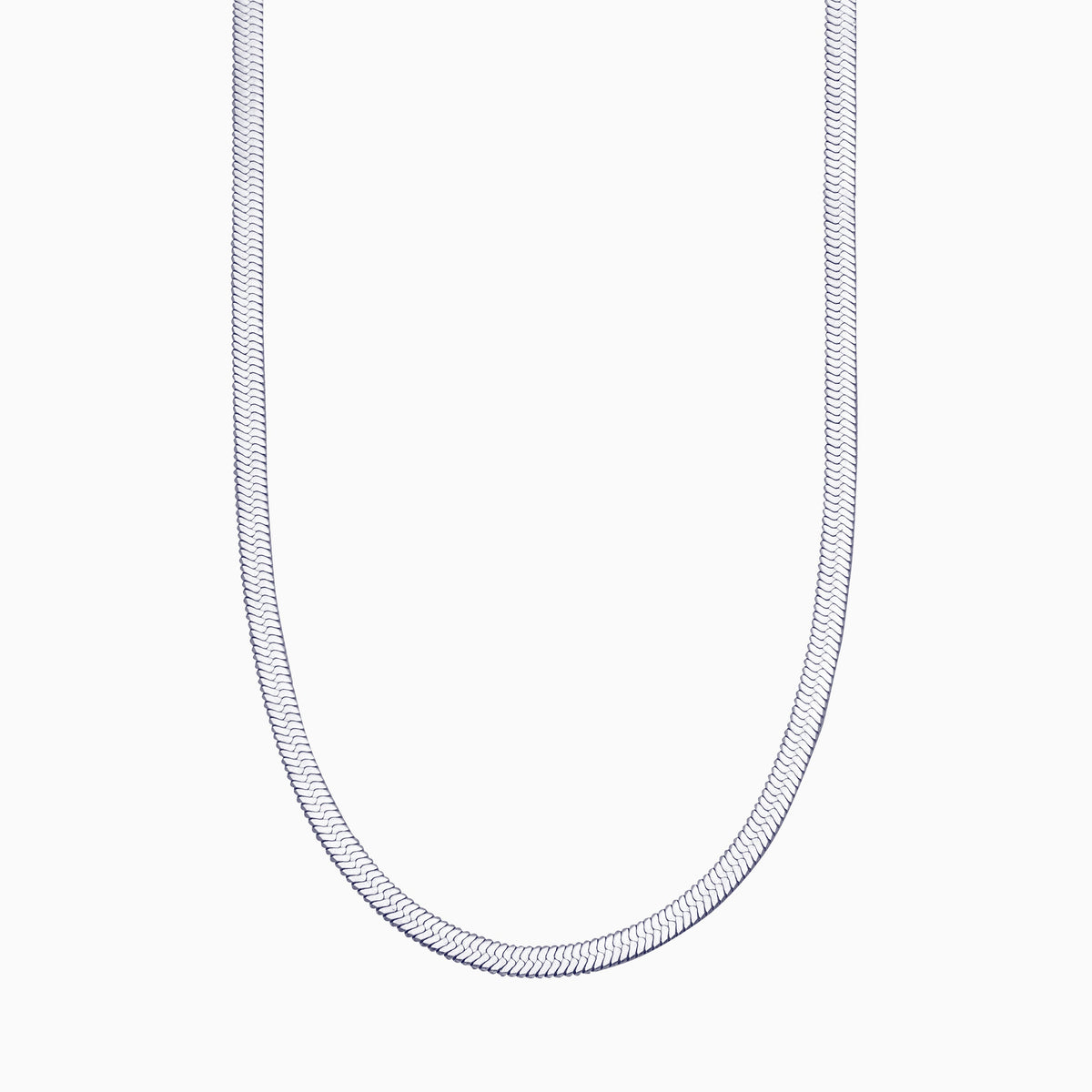 Herringbone Gold Chain Necklace