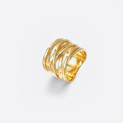 Wire Wrap Statement Ring
