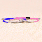 Not Sisters By Blood But Sisters By Heart Inspire Bracelet