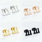 Tiny Angel Number Earrings