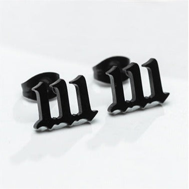 Tiny Angel Number Earrings