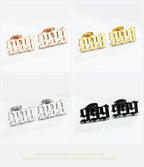 Tiny Angel Number Earrings