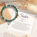 To My Sister Stone Bracelet