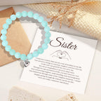 To My Sister Stone Bracelet