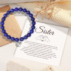 To My Sister Stone Bracelet