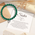 To My Sister Stone Bracelet