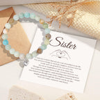 To My Sister Stone Bracelet