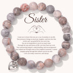 To My Sister Stone Bracelet