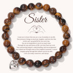 To My Sister Stone Bracelet