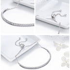 Thin Tennis Bracelet