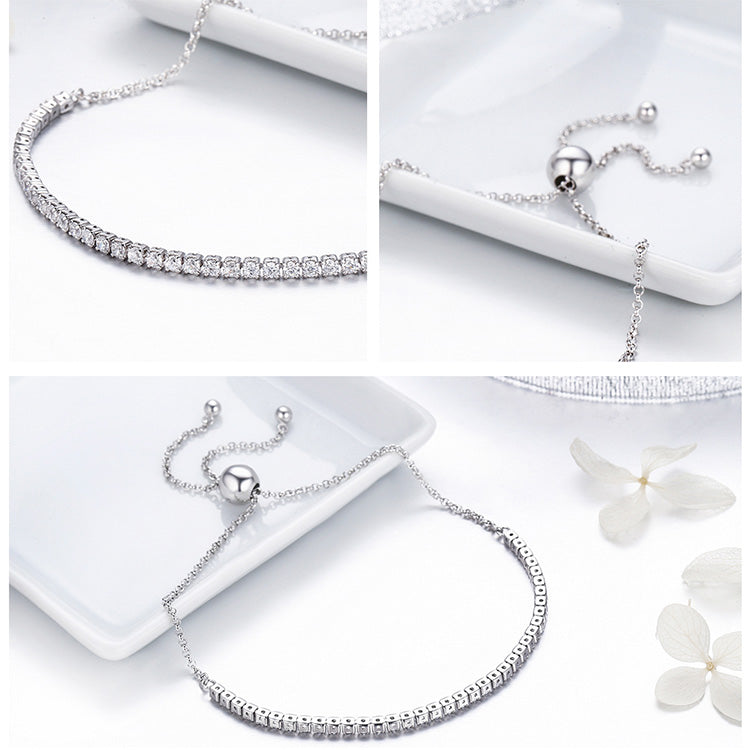 Thin Tennis Bracelet