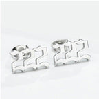 Tiny Angel Number Earrings