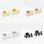 Tiny Angel Number Earrings