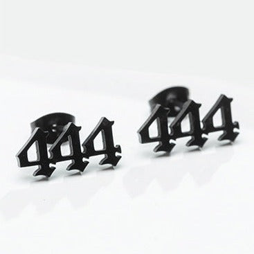 Tiny Angel Number Earrings