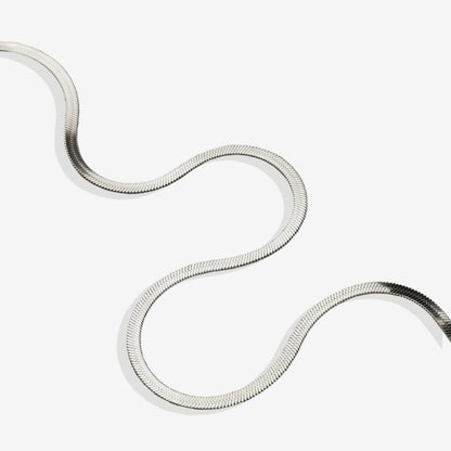 Herringbone Gold Chain Necklace