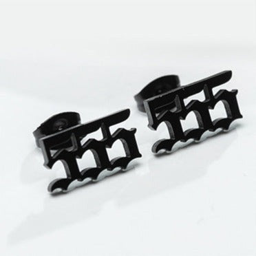 Tiny Angel Number Earrings