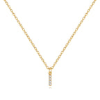 Pavé Uppercase Initial Necklace