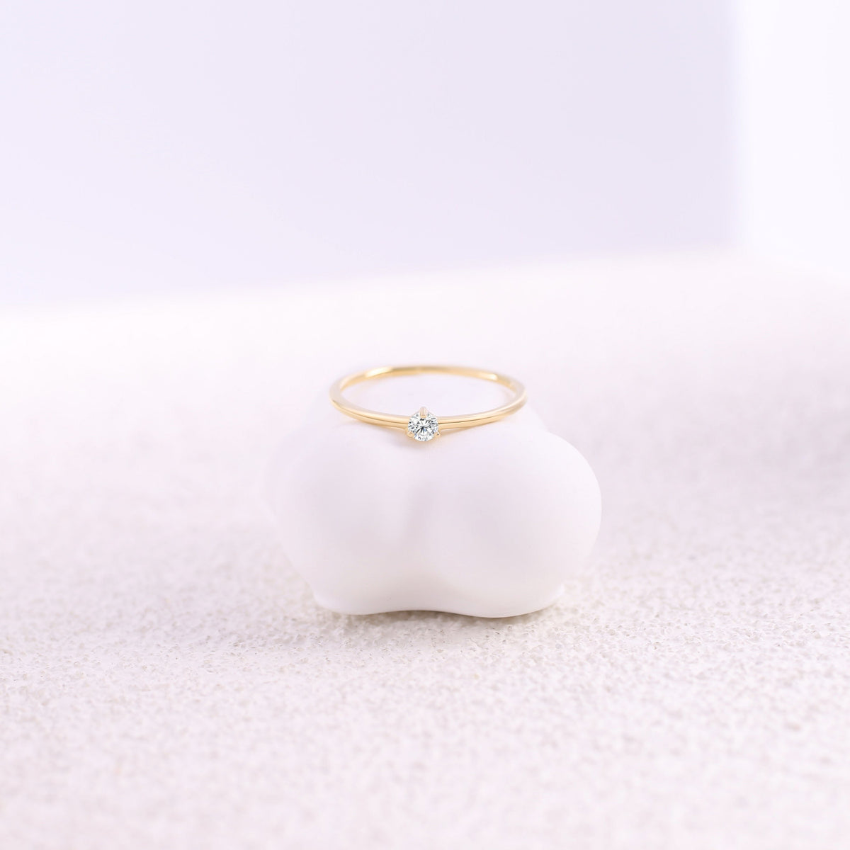 Tiny Diamond Ring