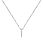 Pavé Uppercase Initial Necklace