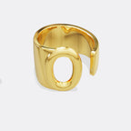 Initial Monogram Ring