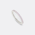 June Birthstone Eternity Stacking Ring