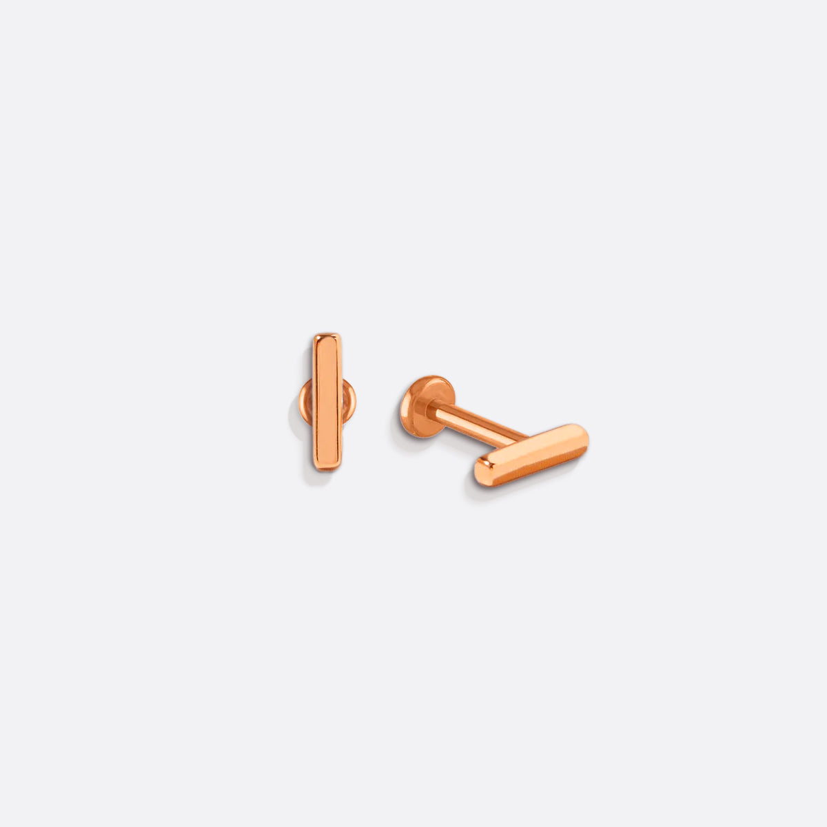Little Bar Sleeper Flatback Earrings | 16g
