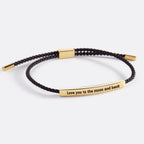 Love you to the moon and back Inspire Bracelet