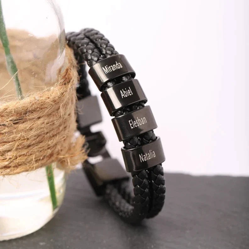 Minimalist Personalized Beaded Name Bracelet