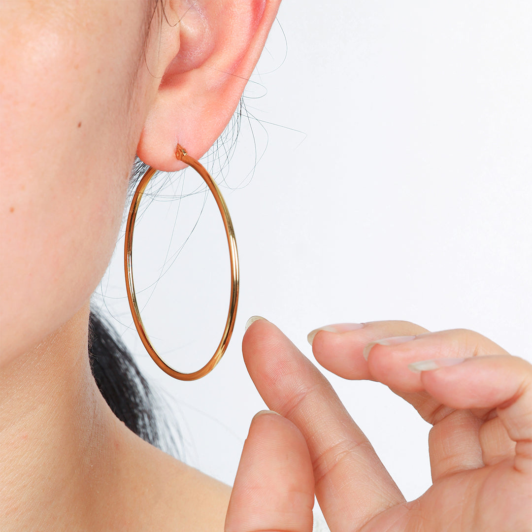 Lynette Large Hoop Earrings