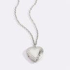 Personalized Heart Locket Necklace