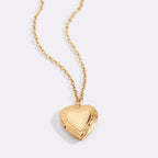 Personalized Heart Locket Necklace