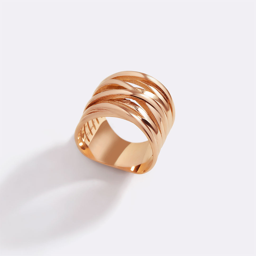 Wire Wrap Statement Ring