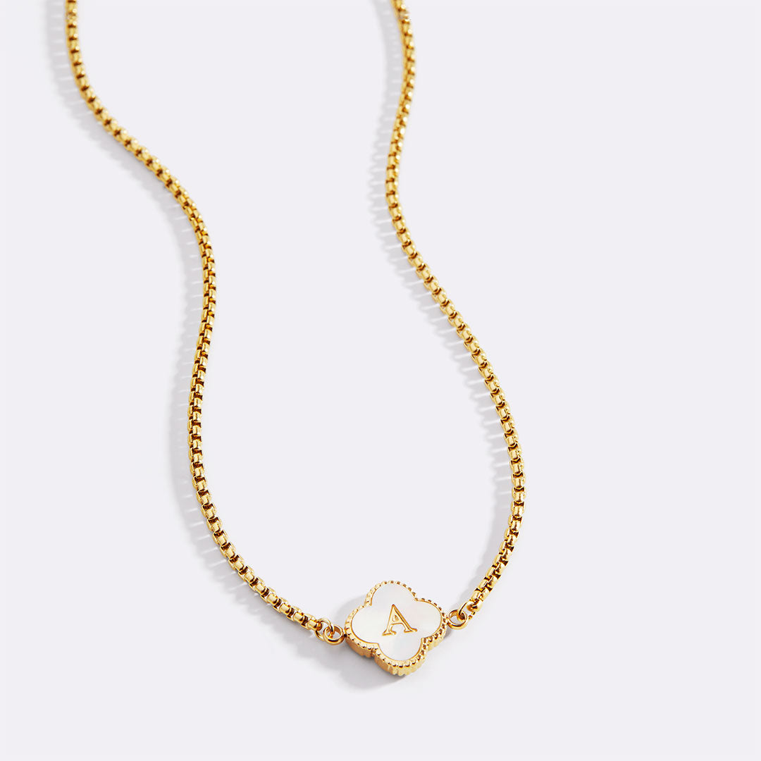 Clover Custom Name Necklace