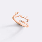 Custom Name Birthstone Ring