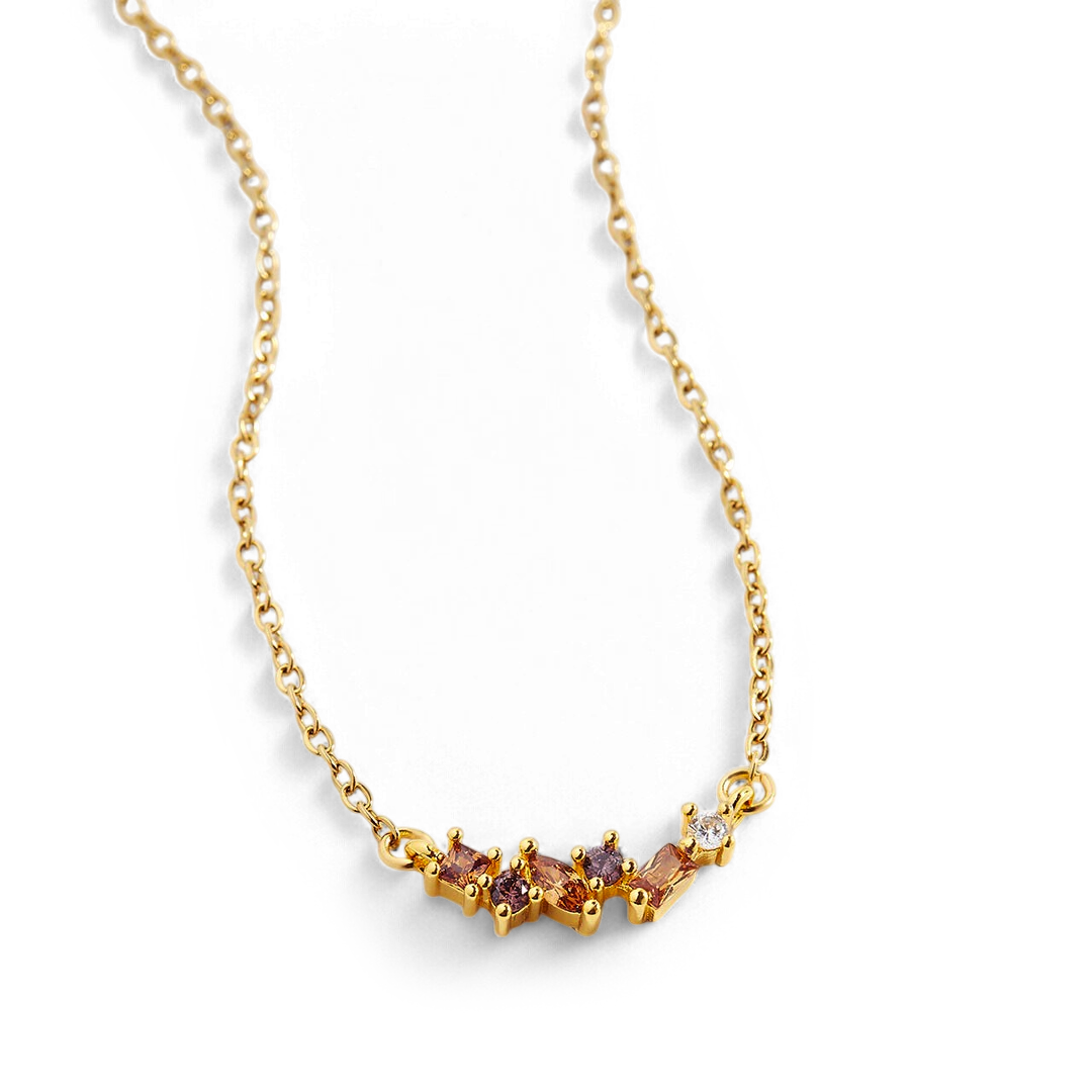 Ombre Birthstone Necklace
