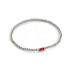 Sterling Silver Beaded Birthstone Bracelet