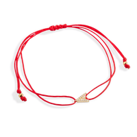 Initial String Adjustable Bracelet